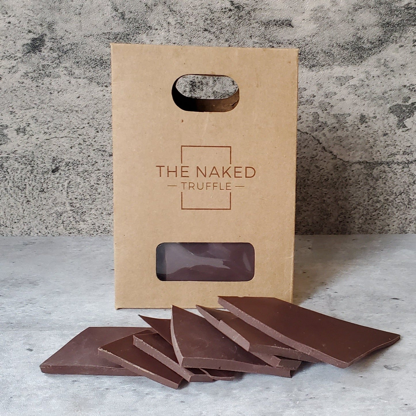 dark chocolate bark, eco-friendly packaging, gift packaging