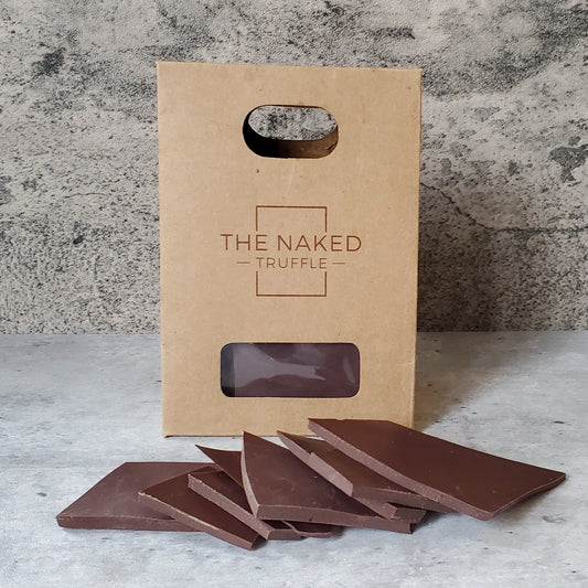 dark chocolate bark, eco-friendly packaging, gift packaging