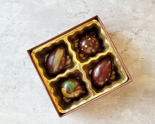 4 Piece Chocolate Box