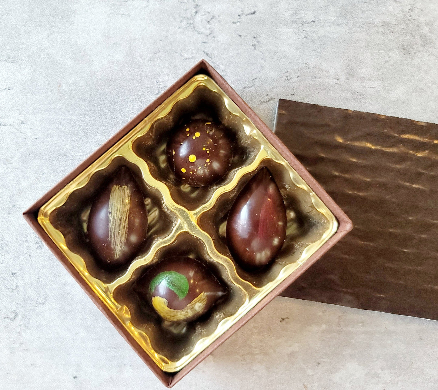 4 Piece Chocolate Box