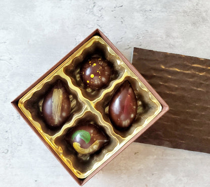 4 Piece Chocolate Box