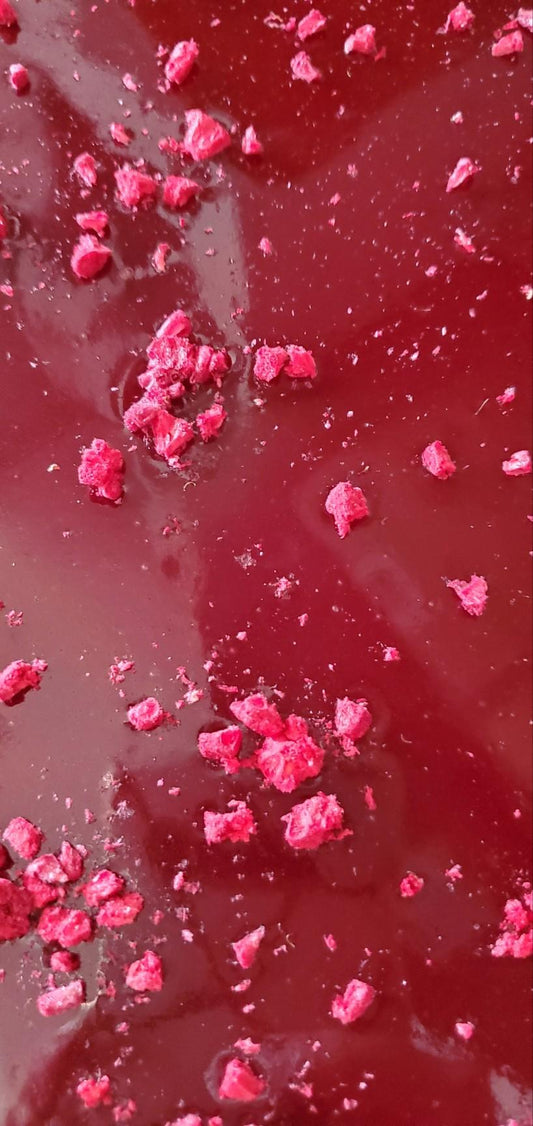 Raspberry Caramel Toffee