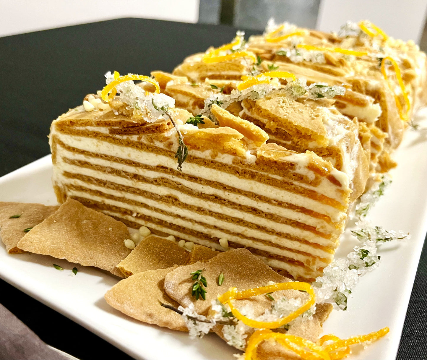 Russian Honey Thyme Cake