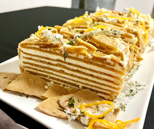 Russian Honey Thyme Cake